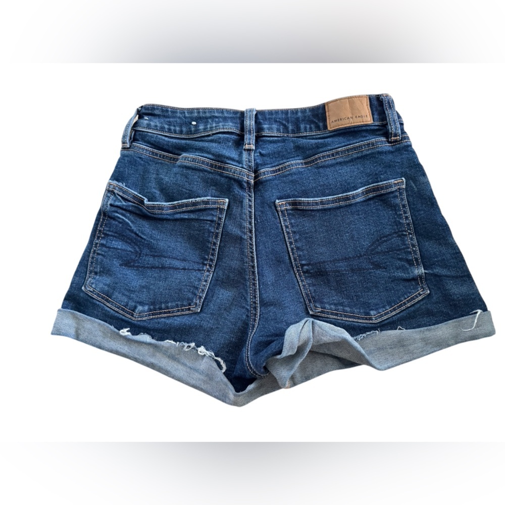 American Eagle Outfitters Mom Jean Shorts Size 2 - Picture 2 of 5